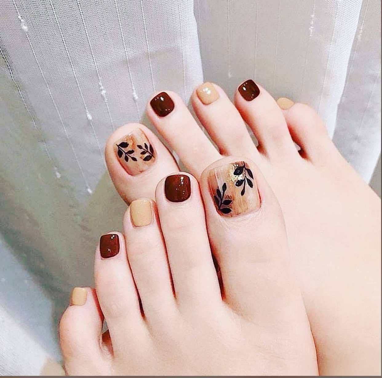 Shellac auf Füße
